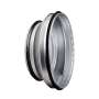 Centrisk ventilationsreduktion med to nipler - 400 - 315 mm