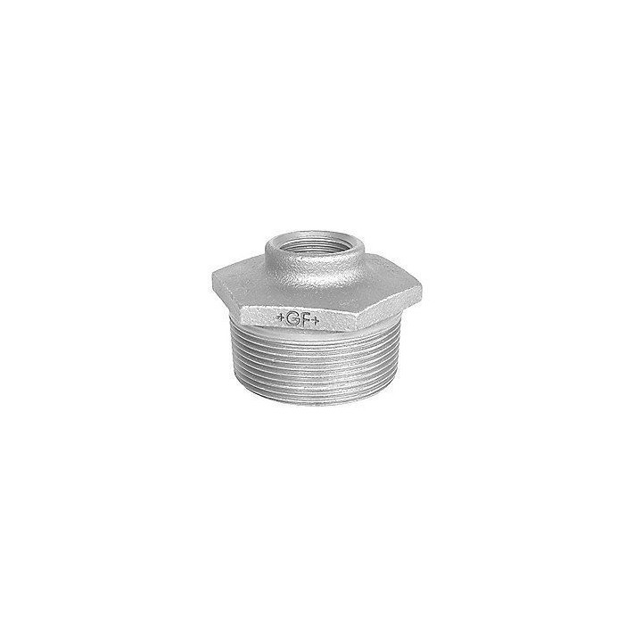 Galvaniseret nippelmuffe med gevind - 4 - 2½"