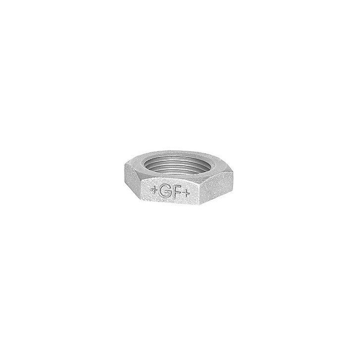 Galvaniseret kontramøtrik med muffe - 1½"