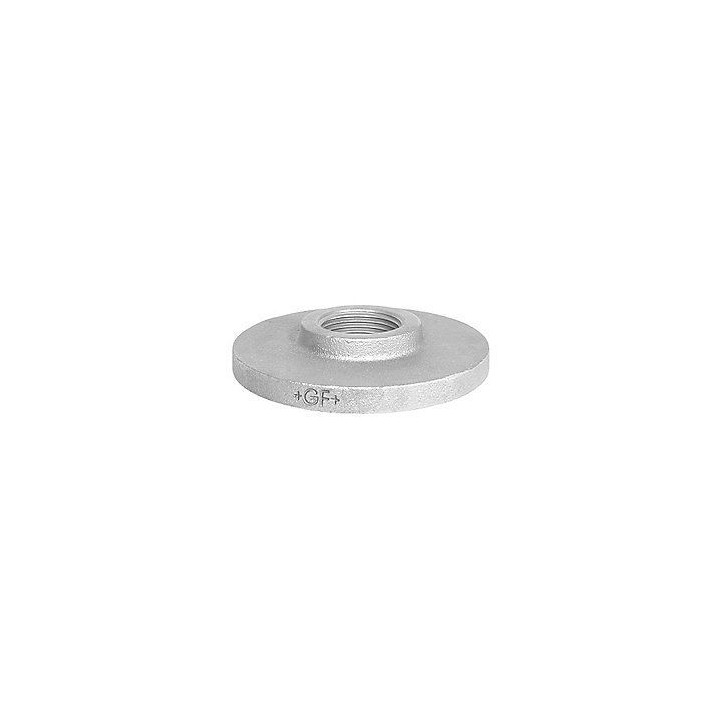 Galvaniseret flange med muffe - ¾"