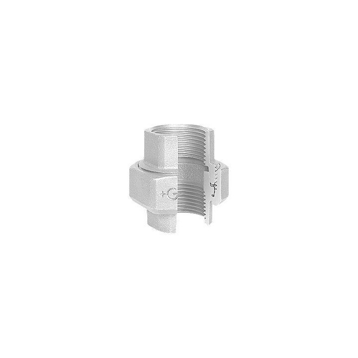 Galvaniseret union med indvendigt gevind - 2½"