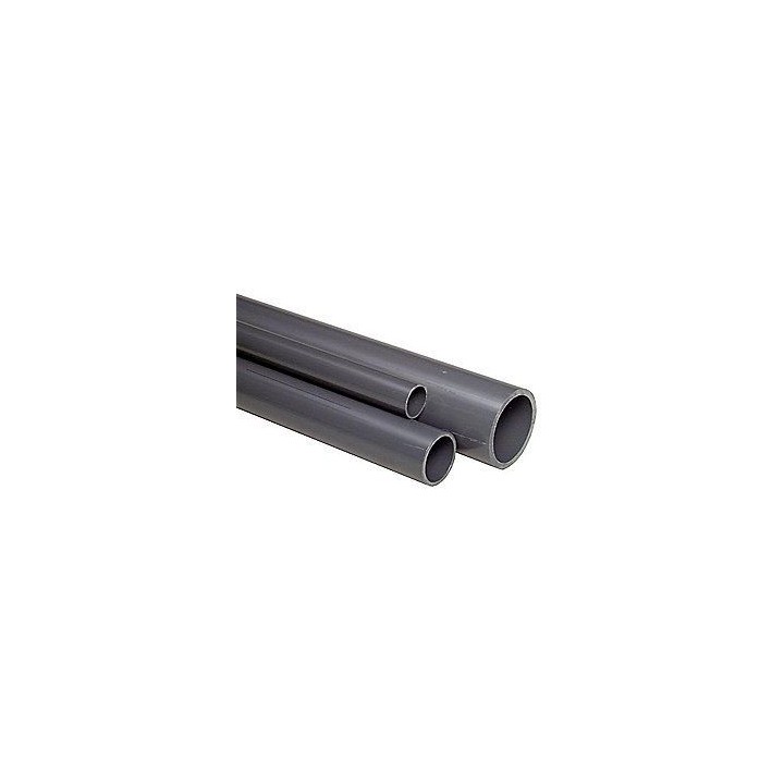 PVC rør grå 20 MM PN16 5 MTR