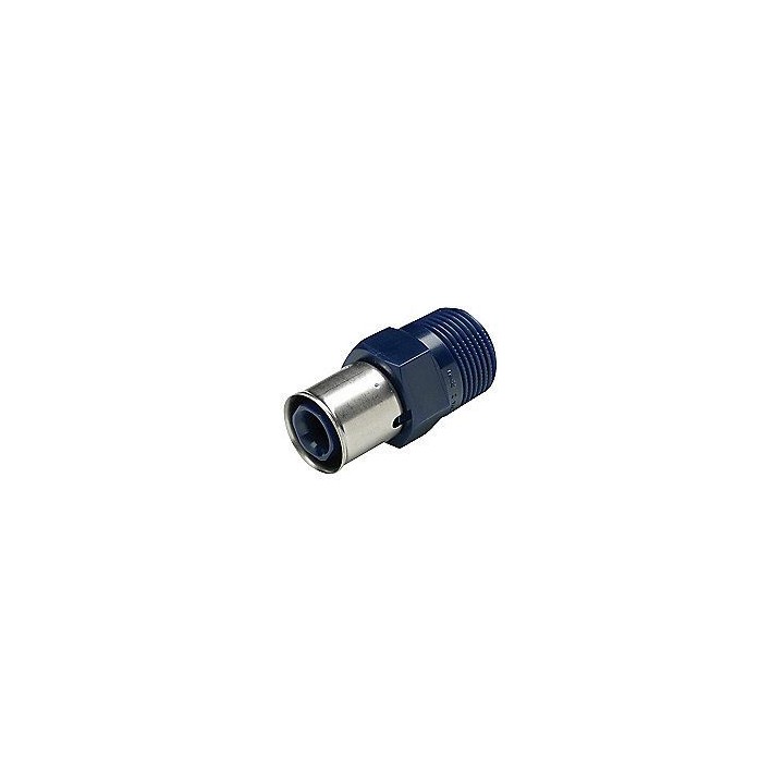 Wavin Tigris K1 AluPEX pressovergang med nippel - 40 mm x 1¼"
