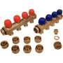 Wavin 1" 4vejs AluPEX fordelerrørssæt - 16 x 2,0 mm