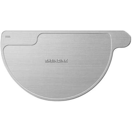 Halvrund venstresidet endebund fra Rheinzink - 250 mm