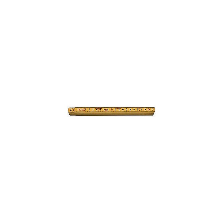 Tommestok 2 m 12 led glasfiber