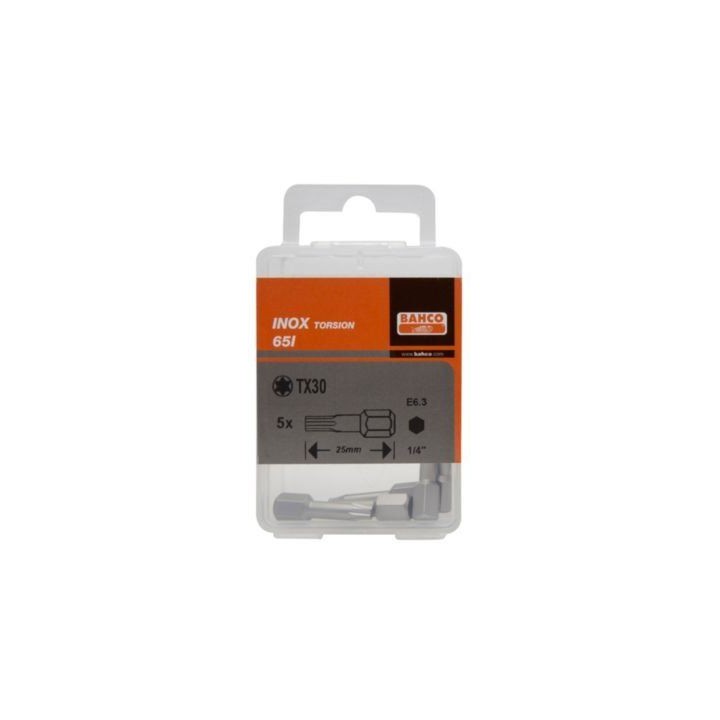 Bahco rustfast bits tx30 25mm.
