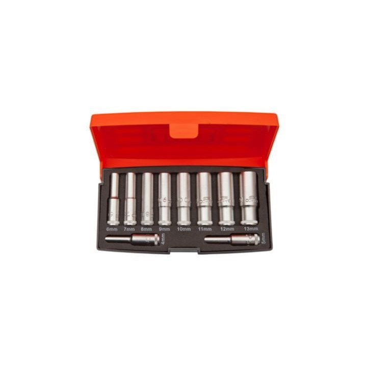 Bahco toppesæt 1/4 10 dele