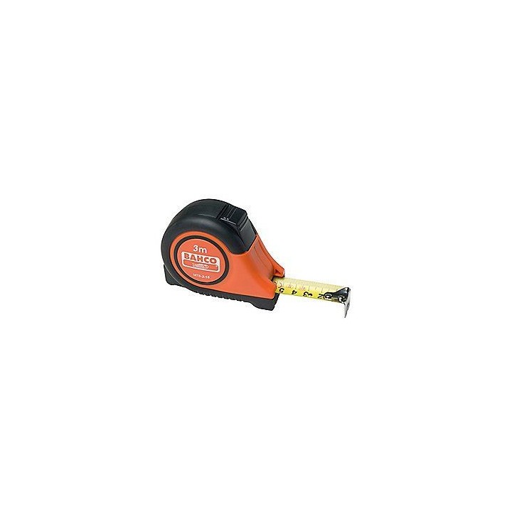 Bahco 3m båndmål 16mm plasthus