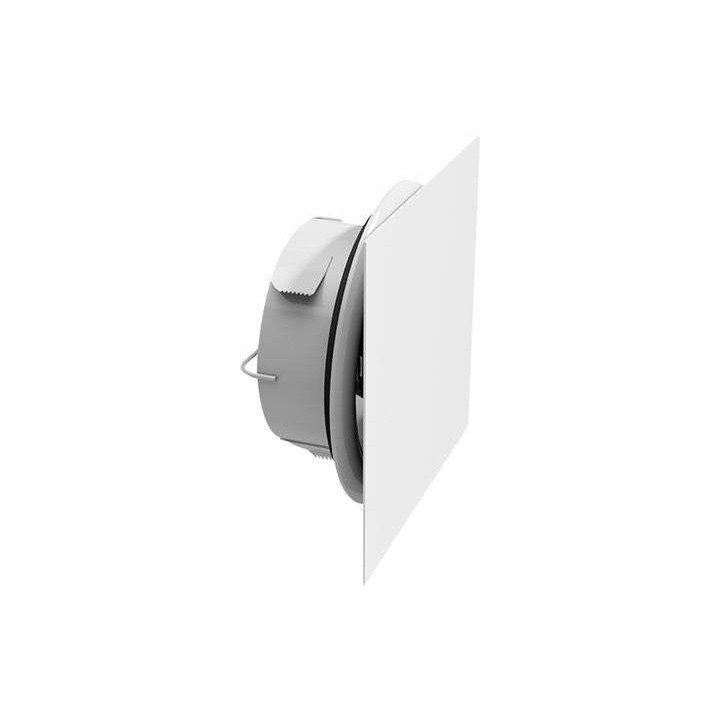 Frontplade AIRYFP SQAU Ø125 mm, kvadratisk til montage i AIRYB ventilhus, farve RAL9003