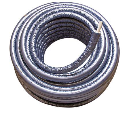 Uponor MLCP alupex rør plus 25 x 2,50 mm med isolering 50 mtr rulle