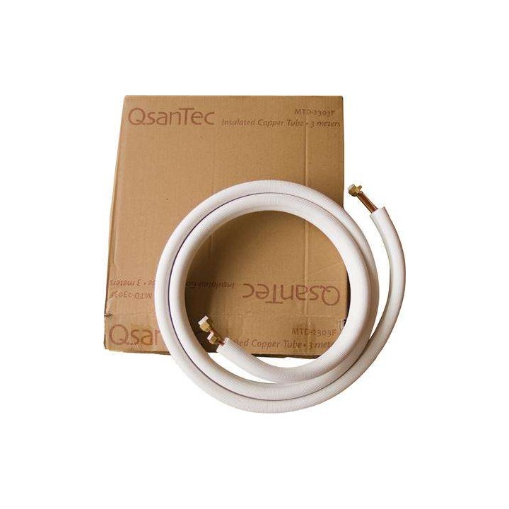 Isolerede køle kobberrør, dobbeltrør 1/4" (6,35 mm) & 1/2" (12,7 mm...