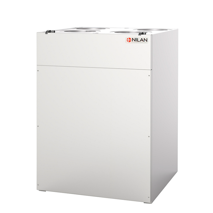 Nilan Comfort 350 Top ventilationsanlæg med varmegenvinding, CTS Light HMI, venstre
