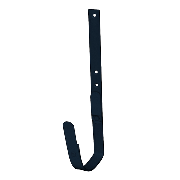 Kort rendejern til 333 MM 1/4 rund sort tagrende L 350 MM