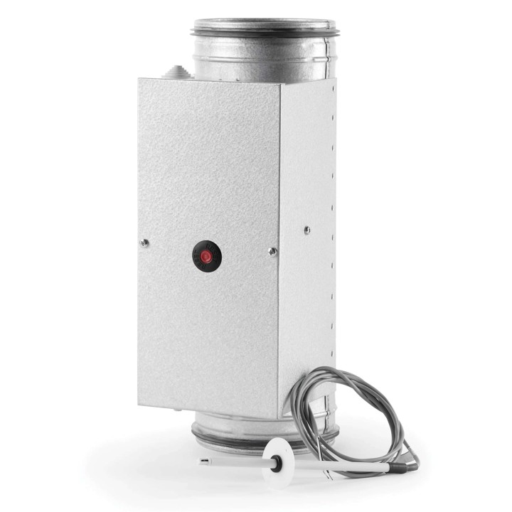 Nilan El-forvarmeflade Ø160 mm 1200W Til frostsikring med temperatu...