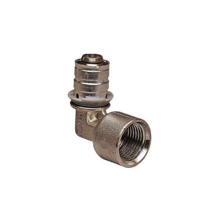 Uponor 90 graders AluPEX pressvinkel med muffe & gevind - 1,5" x 40 mm