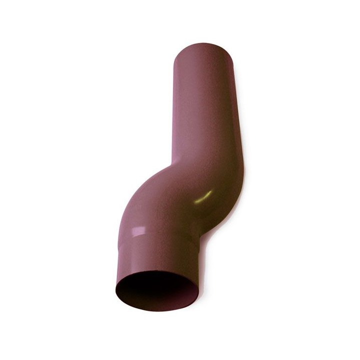 Plastmo nedførsel, 75 mm, Brun