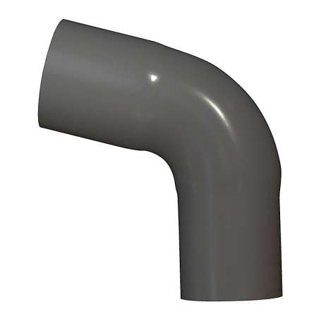 Plastmo bøjning, 75 grader, Grafit75 MM