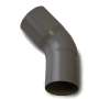 Plastmo bøjning, 45 grader, Grafit90 MM